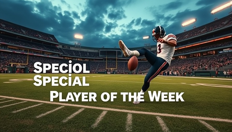 Eddy Pineiro named NFC Special Teams Player of the Week kicking action.