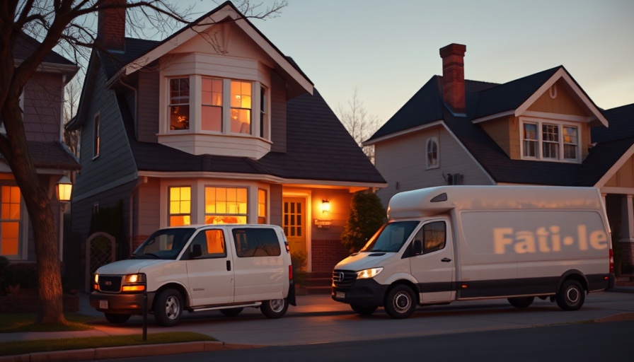 San Francisco suburban home at dusk with a van and soft lights.
