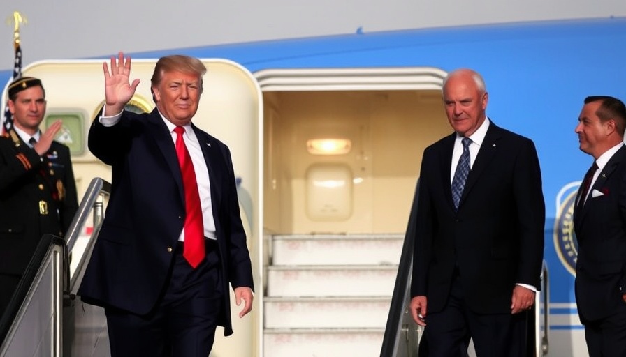 Trump arrives in Egypt for Gaza summit after urging Israel to seize a chance for peace