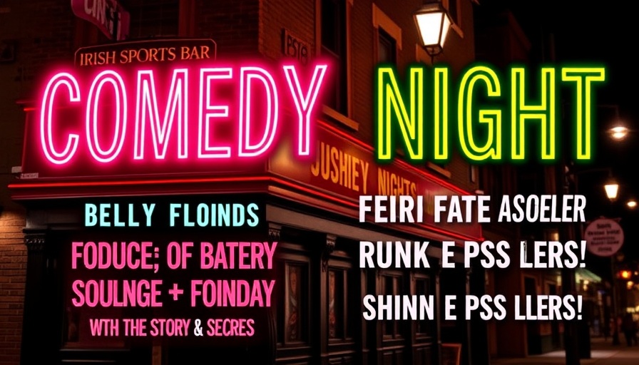 Mirthquake Monday live comedy at Abbey Tavern in Richmond.