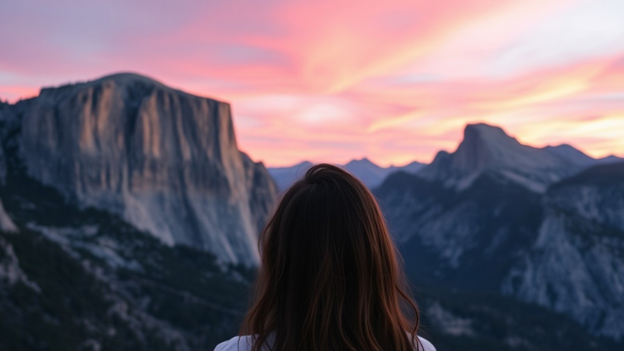 Woman enjoying sunset view in Yosemite, Best Things To Do In Yosemite National Park