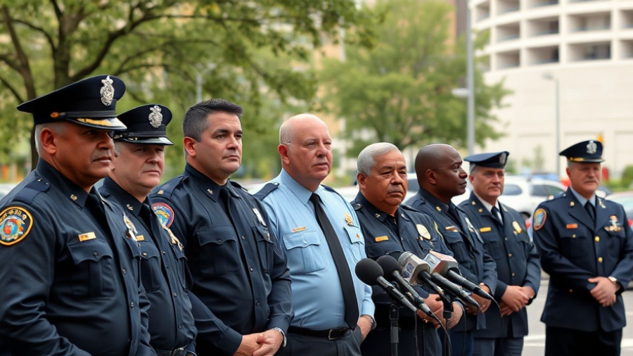 San Francisco Mayor assembles local law enforcement in trust-building press conference.