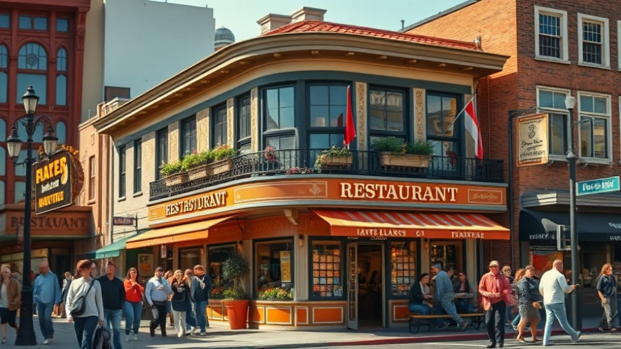 Castagnola’s reopening Fisherman’s Wharf scene with iconic building.
