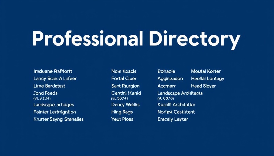 Professional directory emphasizing landscape architects, illustrating Hurricane Katrina Landscape Resilience.