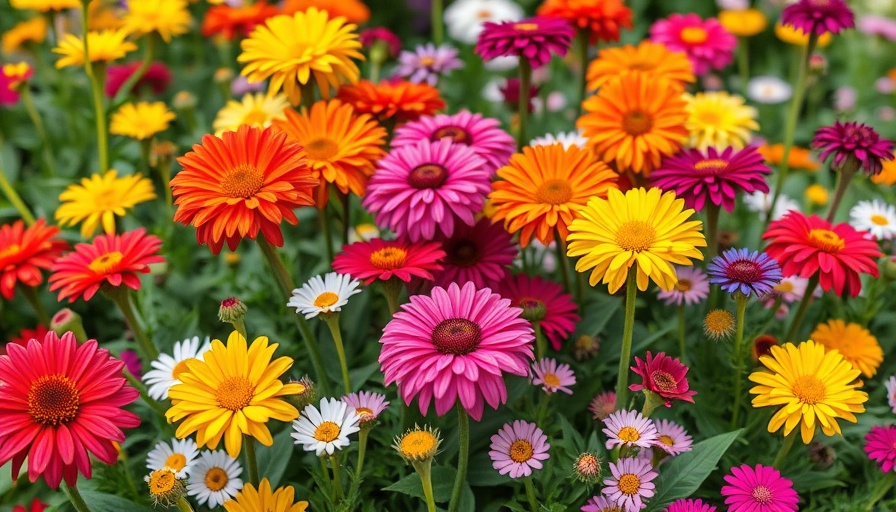 Vibrant perennial flowers in bloom all summer long
