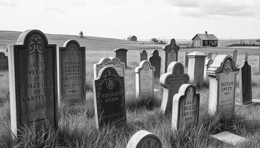 Vintage gravestone photos highlighting landscaping cultural heritage.