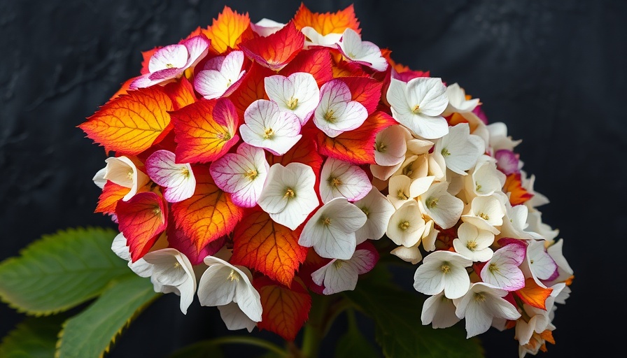 Oakleaf hydrangea with white flowers, fall shrubs for Long Island gardens.