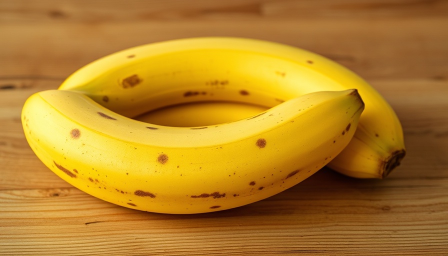 Freckled bananas illustrating ripeness; relevance to people who should avoid bananas.