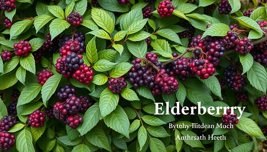 Elderberry Health Benefits book cover with vibrant elderberry bush.