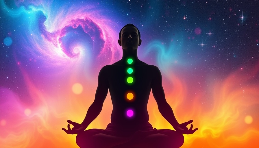 Vibrant depiction of chakra energy in Kundalini Awakening.