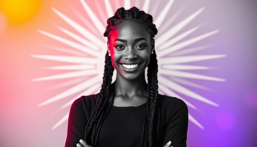 Inclusive Email Marketing Strategies illustration with smiling woman.