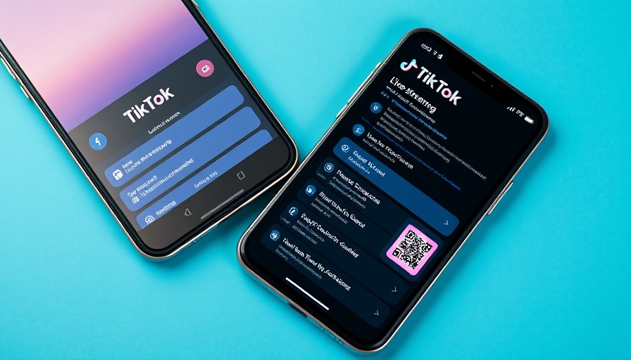 TikTok live streaming features on smartphone screens