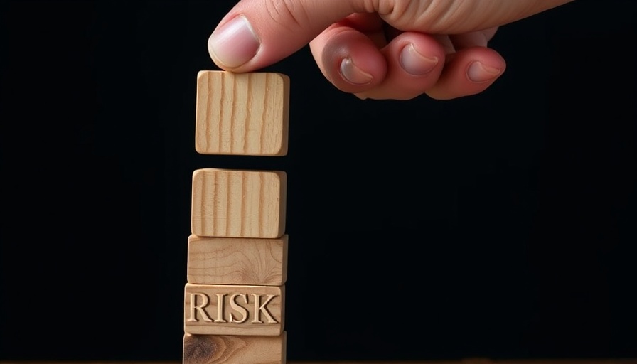 Illustration of risk in martech stack with wooden tower symbolizing single points of failure.