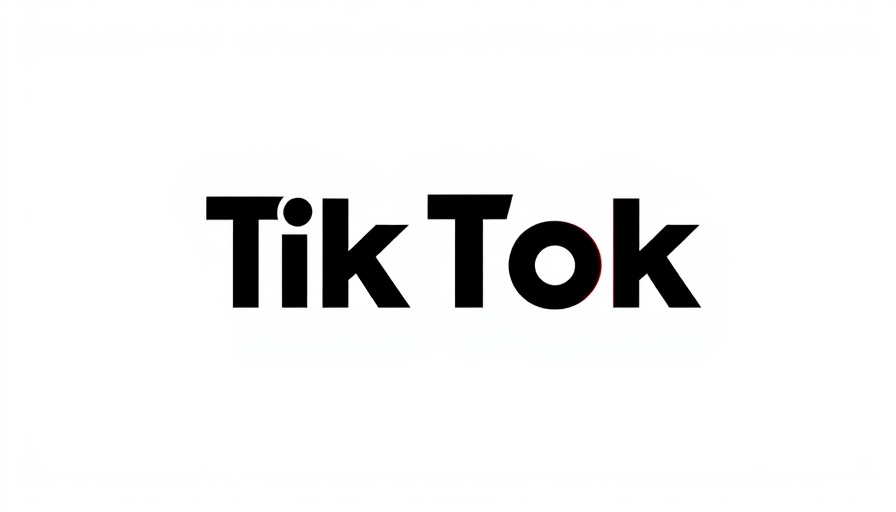 TikTok logo design with minimalist style on white background.