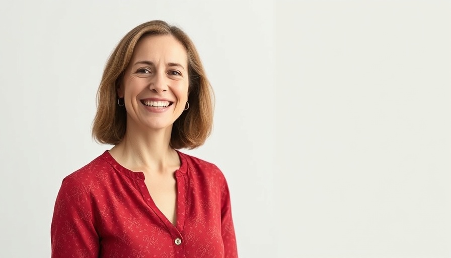 Smiling woman symbolizes Delta Air Lines success story