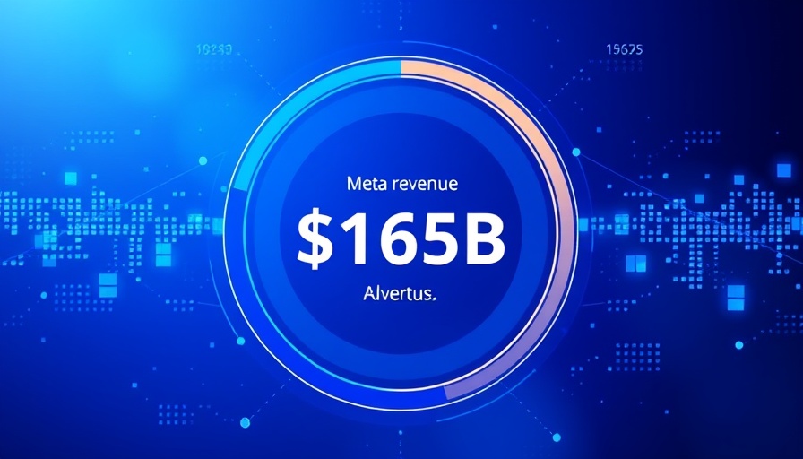 Meta Advertising Revenue Insights showing $165B with 99% from ads.