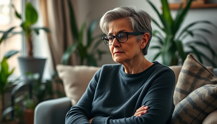 Thoughtful woman in cozy setting, retreat into their own world as they get older.