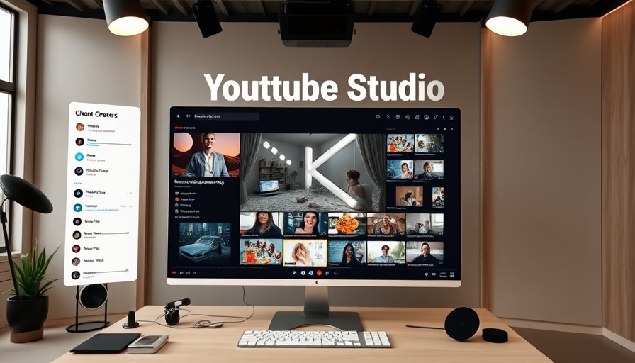 YouTube Studio interface showcasing inspiration tools for creators.
