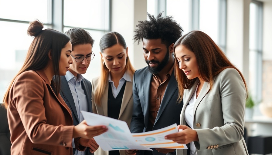 Diverse professionals discuss data, traits of resilient entrepreneurs.