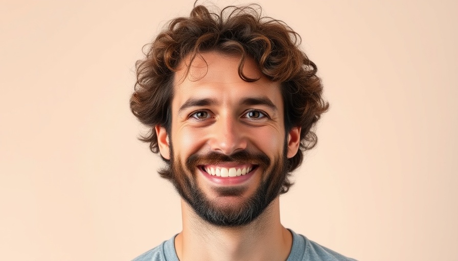 Man smiling warmly, plain background. California Medicaid immigrant coverage expansion.