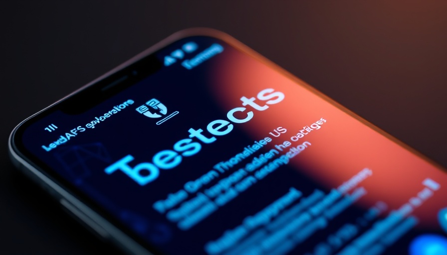 AI-driven text-to-speech platform interface on smartphone screen.