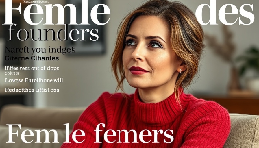 A confident woman on a magazine cover about female founders, Companies Mitigating Tariff Losses.