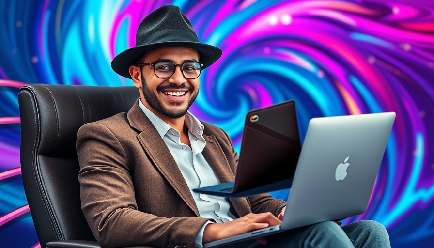 Man building a $2.6 Million Agency with LinkedIn concept art