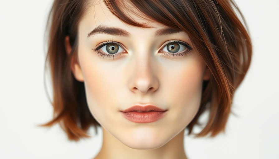 Young woman portrait embodies corporate culture themes.