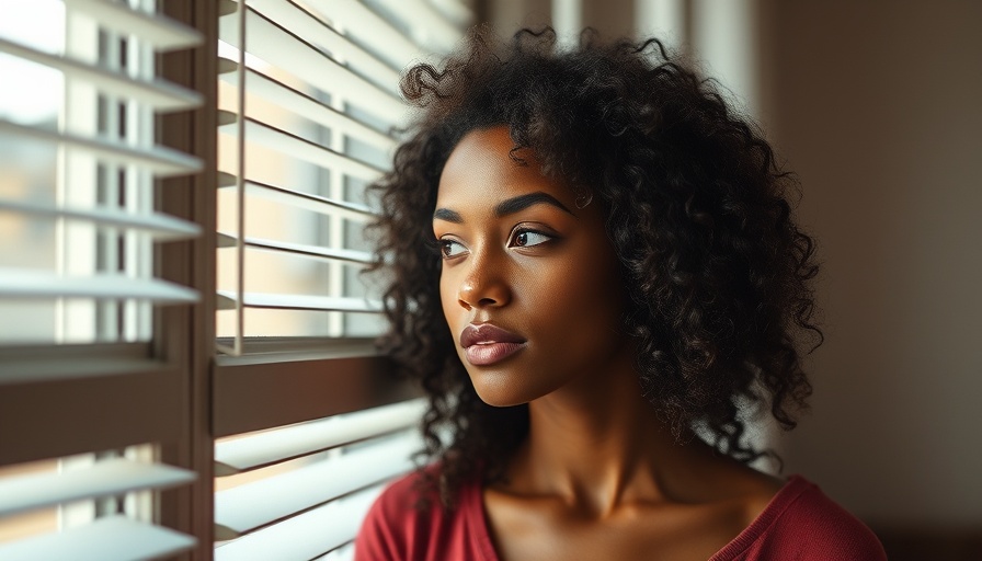 Thoughtful woman demonstrating signs of mental strength.