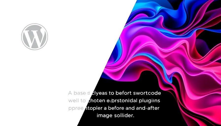 Custom WordPress Shortcode Plugin guide with abstract before-and-after image.