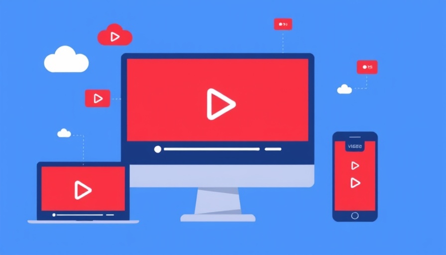 Illustration of computer, tablet, and phone with play icons highlighting video hosting alternatives.