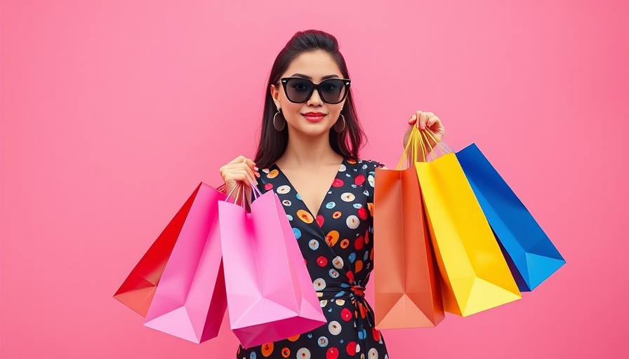 Stylish woman shopping to look upper class, holding colorful bags