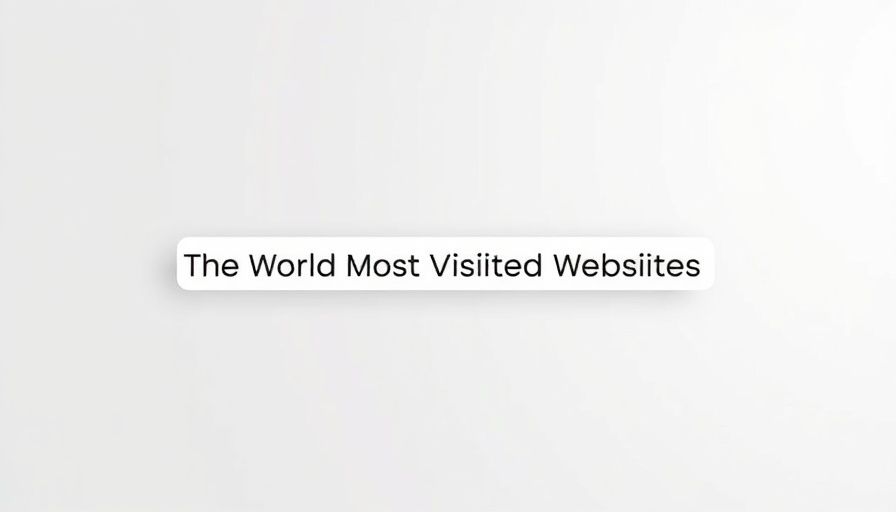 Minimalist design of search bar labeled 'The World's Most Visited Websites'.