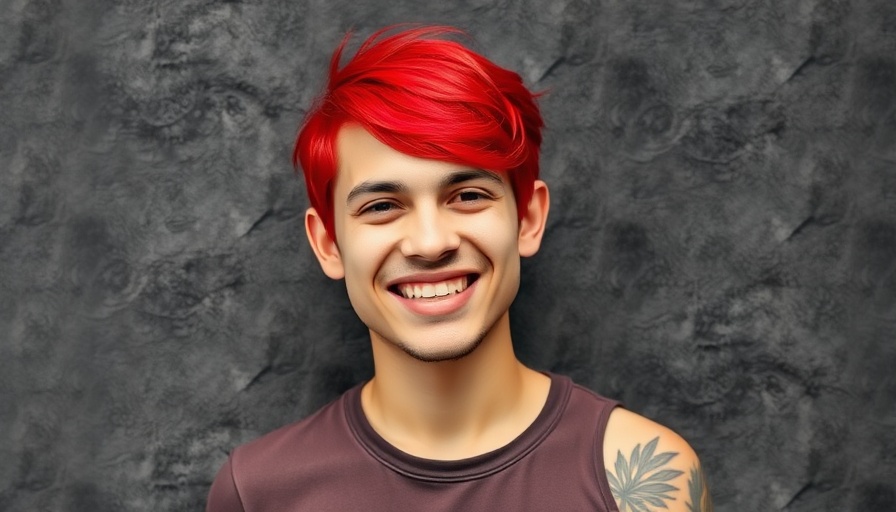Confident person with red hair smiling in a relaxed setting, highlighting the importance of active leadership involvement.