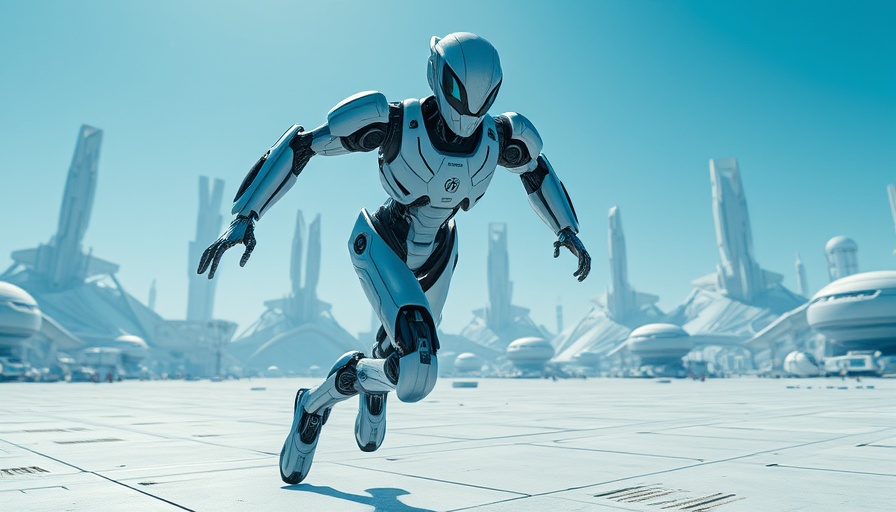 Unity Asset Store digital 3D environment with a futuristic robot.