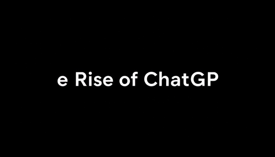 ChatGPT traffic rising concept in bold white text on a black background.