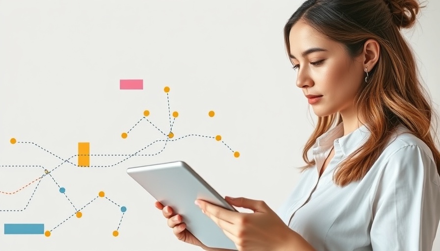B2B buyer journey map visualized through artistic collage.