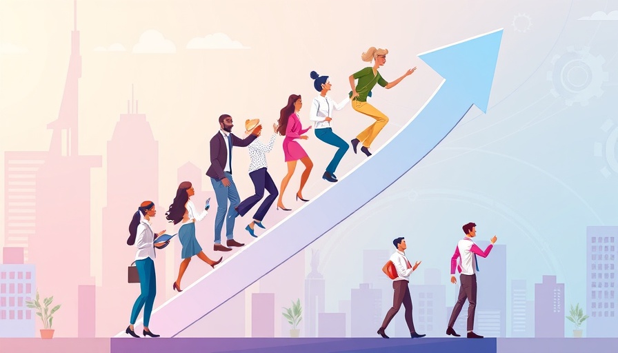 Vibrant illustration of business professionals collaborating for Marketing Leaders for Business Growth