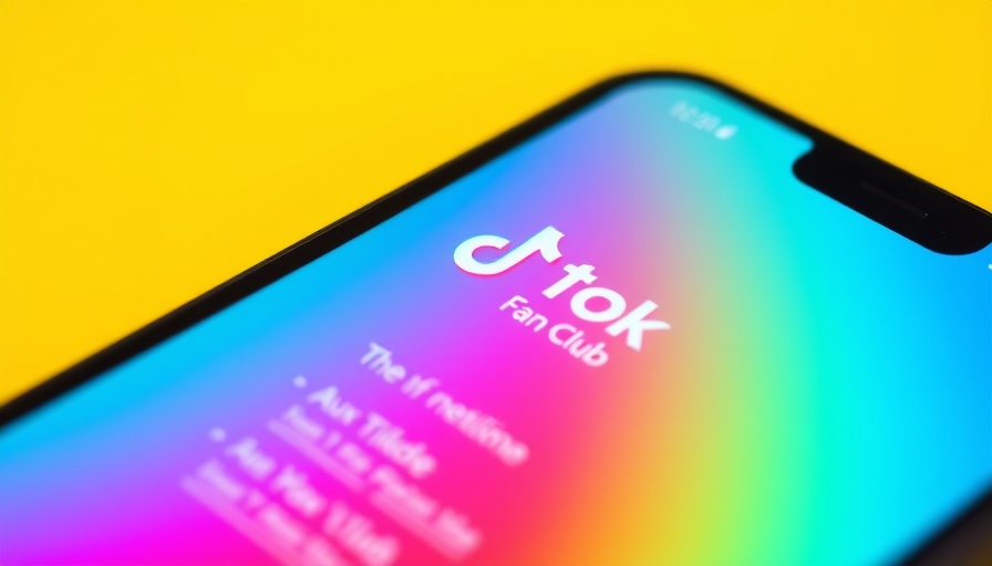 TikTok Fan Club engagement options on smartphone screen, vibrant display.