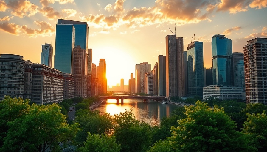 Ohio’s best workplaces in a stunning cityscape view at sunset.