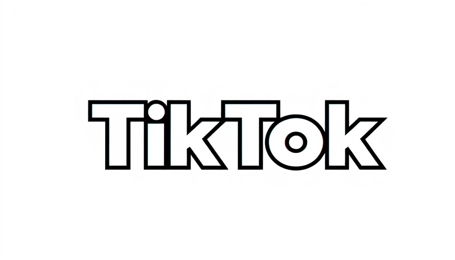 Colorful TikTok logo on clean white background