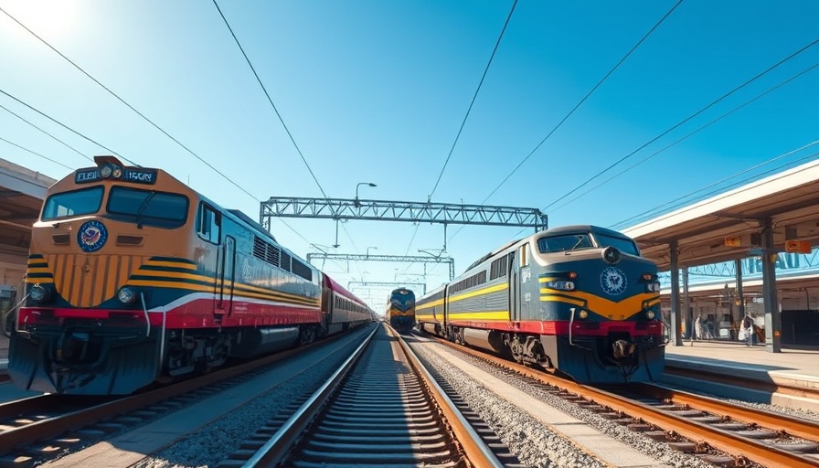 Futuristic train concept of Union Pacific Norfolk Southern merger.