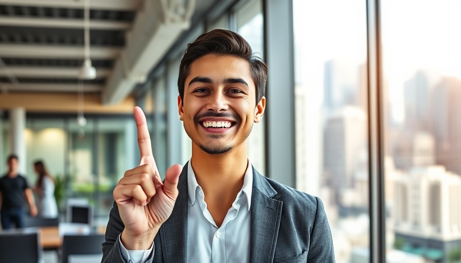 Confident professional illustrating the power of saying yes in career growth.
