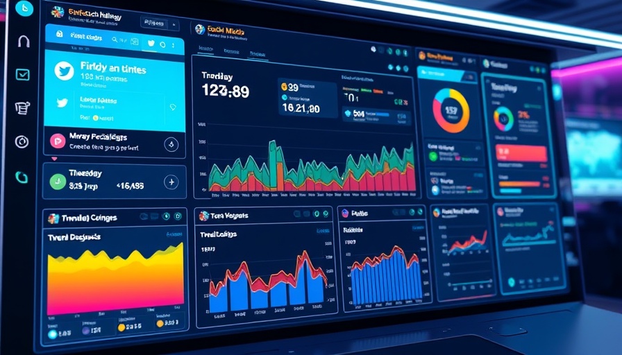 Trending hashtags dashboard for social media campaigns analysis.