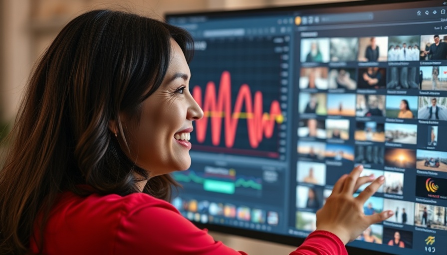 AI video generator interface for business growth, showcasing transformation tool.