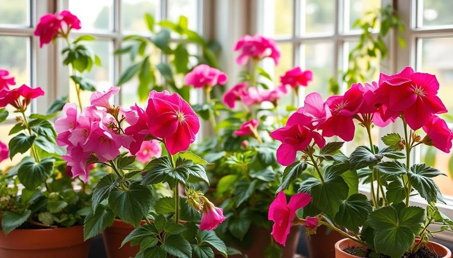 Vibrant indoor geraniums in pots, growing gorgeous geraniums tips.