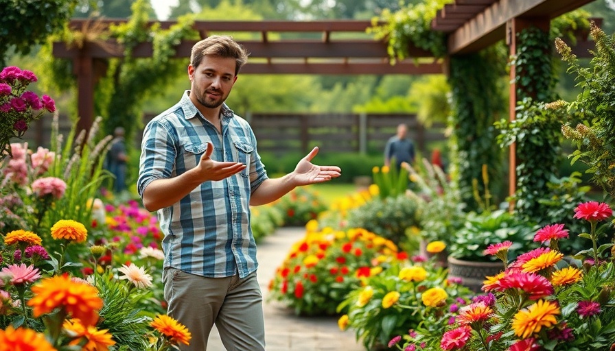 Backyard makeover for veterans featuring garden layout and floral arrangement.