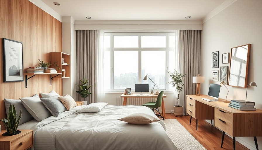 Ultimate hybrid bedroom-office makeover with smart storage solutions and workspace.