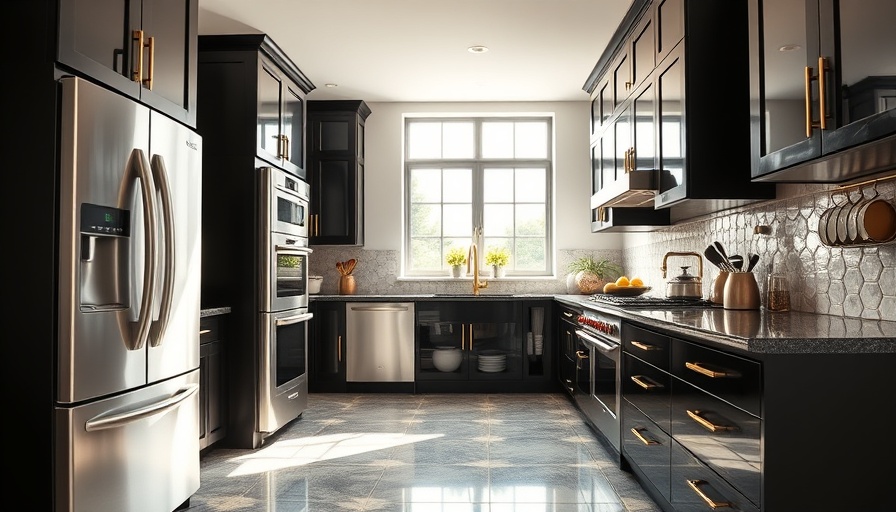 Modern kitchen showcasing home products potentially impacted by tariffs.