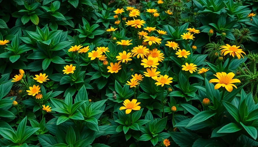 Stunning shrubs for shady borders with lush greenery and yellow flowers.